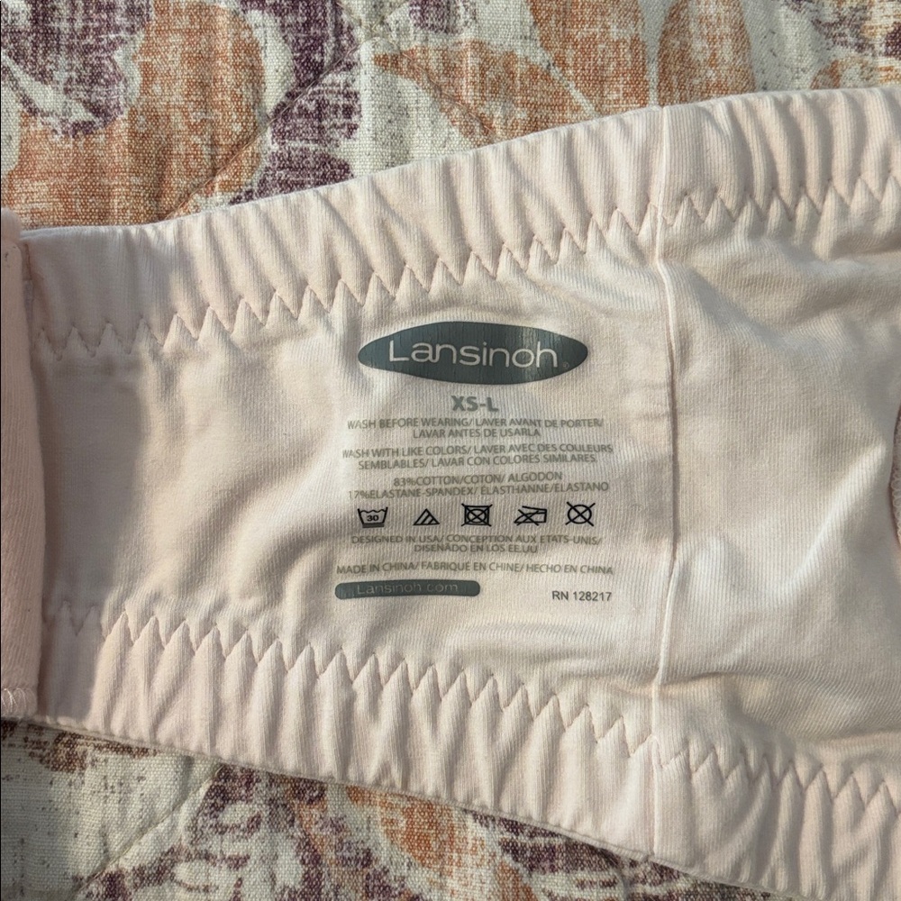 Lansinoh Soft Pink Nursing/pump Bra
